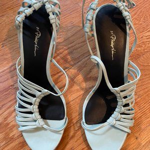 3.1 Phillip Lim Turquoise Blue Heels